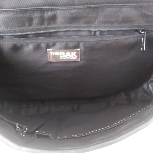 The Sak Black Leather Quilted Shoulder Bag - Picture 8 of 13